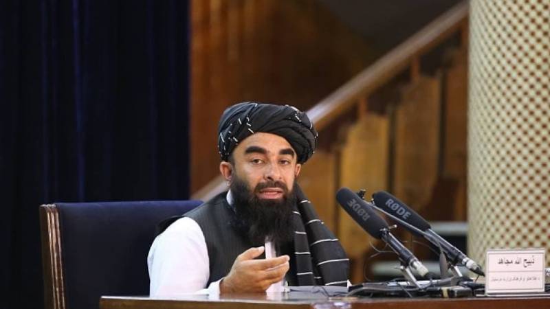Spokesman of Taliban regime Zabiullah Mujahid