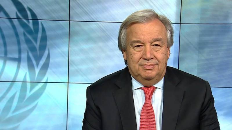 UN Secretary General Antonio Guterres 