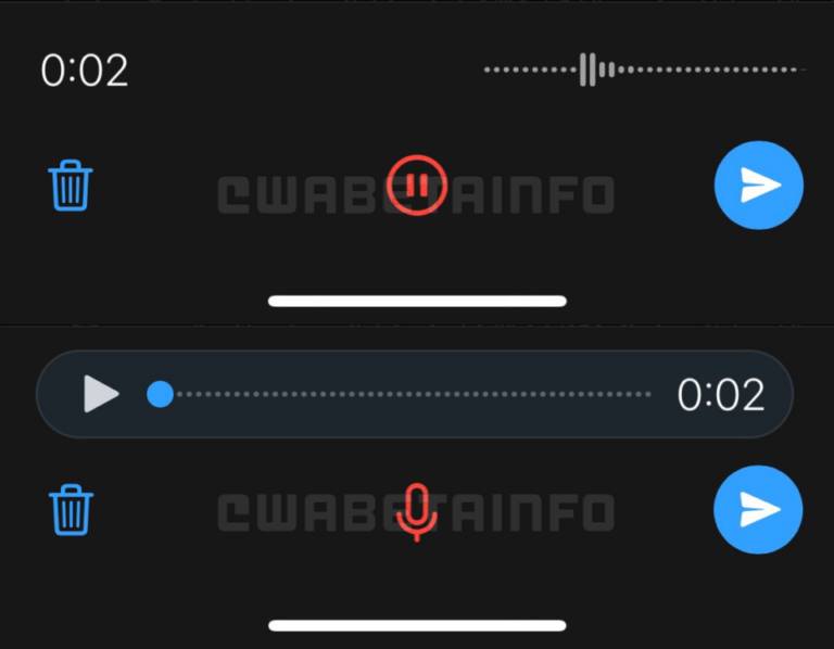Voice note update coming to WhatsApp
