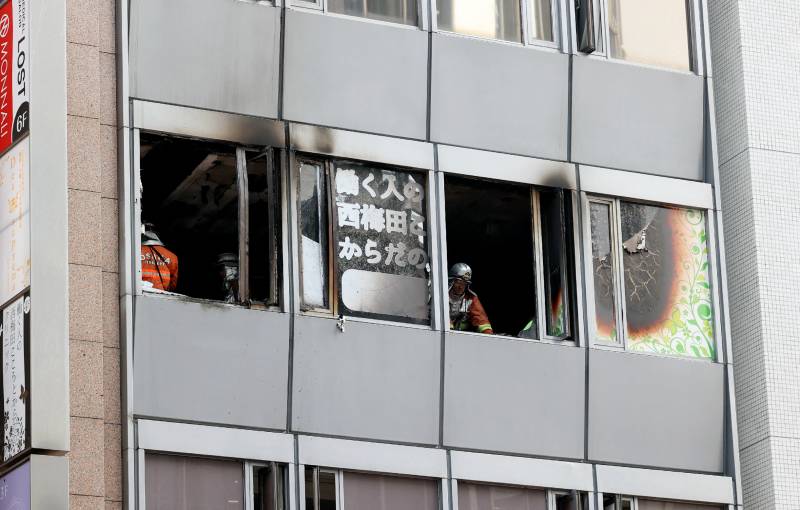 27 feared dead in Japan building fire