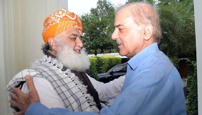 Shehbaz congratulates Fazl on JUI-F’s win in KP LB polls