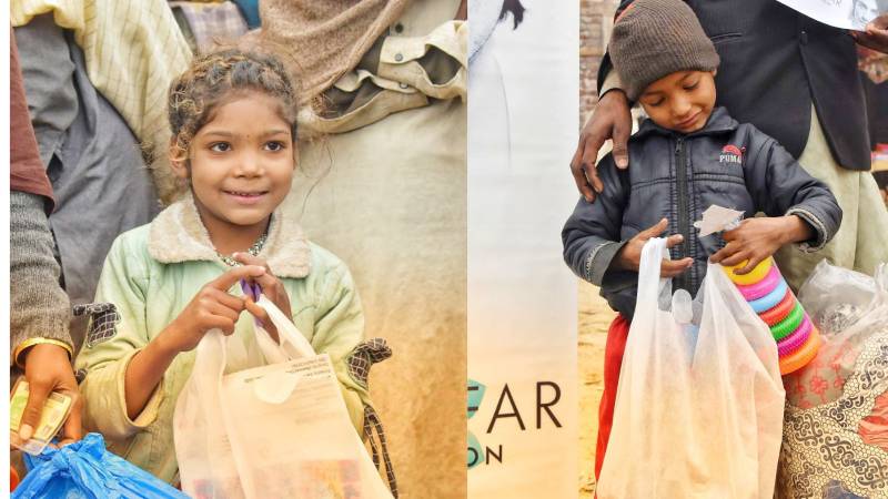 Ali Zafar Foundation distributes warm clothes this chilly winter season