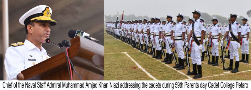 Parents Day at Cadet College Petaro, Naval Chief admires quality education