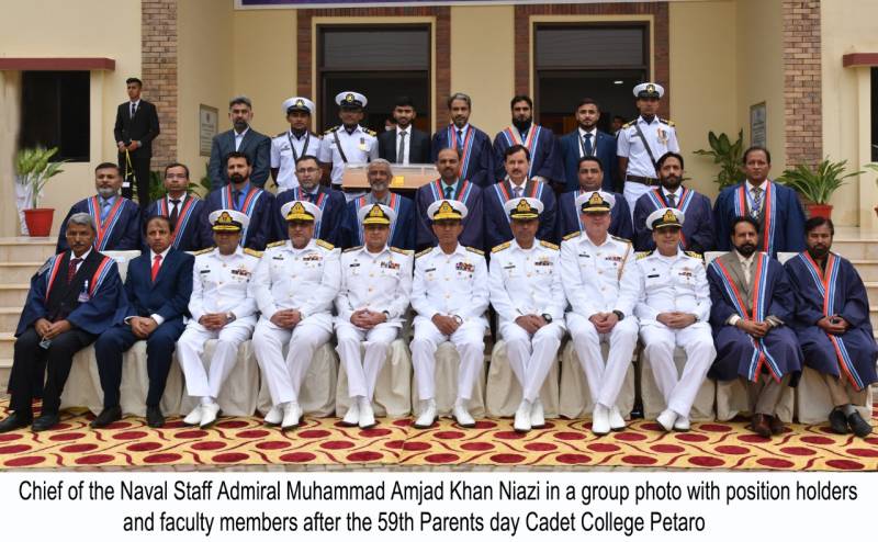 Parents Day at Cadet College Petaro, Naval Chief admires quality education