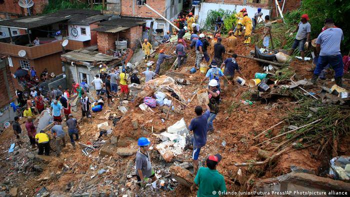 Torrential rains leave at least 18 dead in Brazil