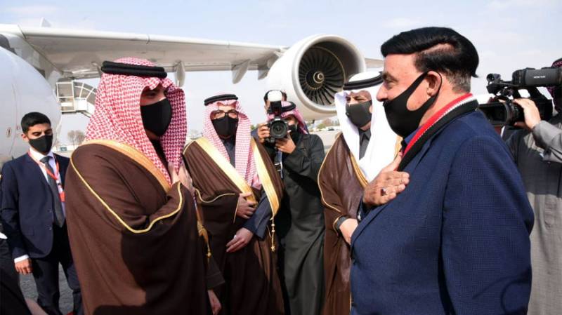 Saudi interior minister arrives in Islamabad on a day-long visit 