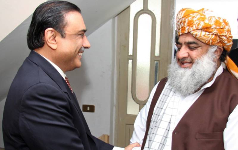 Fazlur Rehman, Asif Ali Zardari talk about current situation 