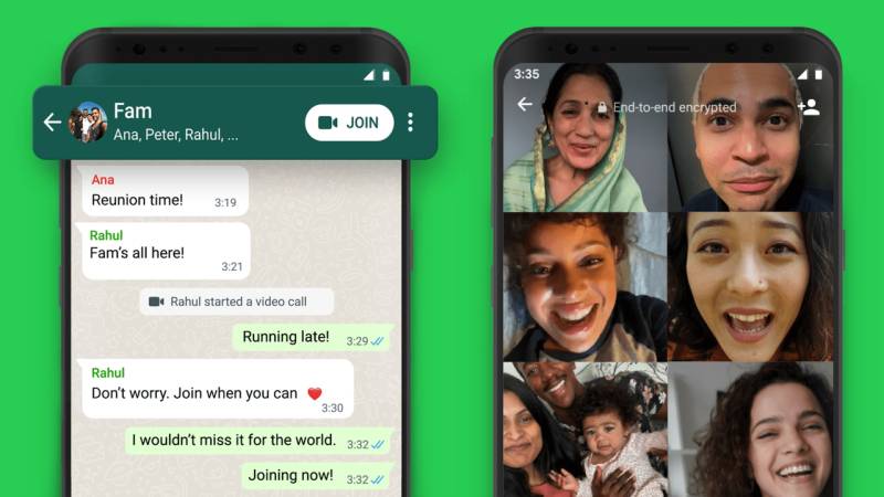 WhatsApp tests a new dynamic for group calls