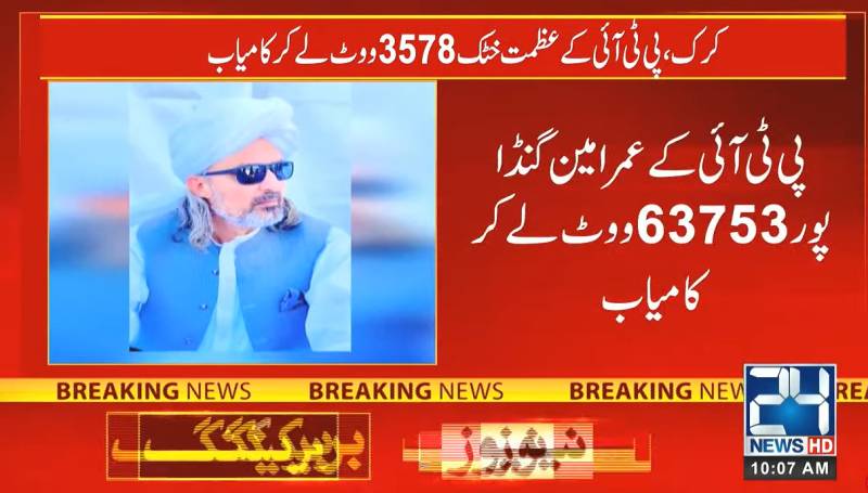 PTI Umar Gandapur wins DIK mayorship with heavy margin
