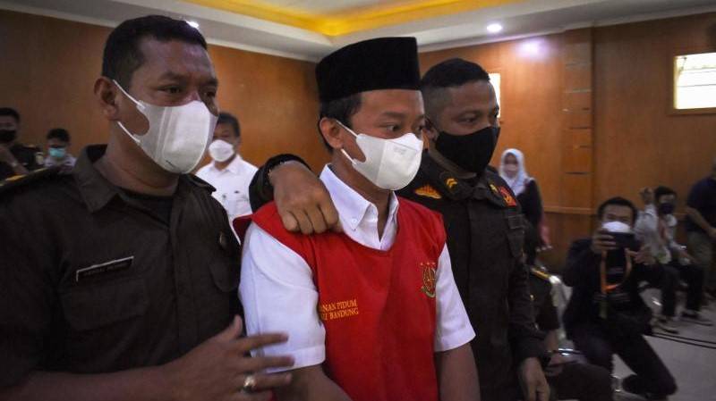 Indonesia teacher gets life in prison for rape of 13 students