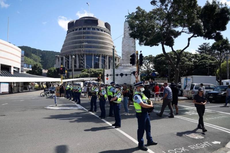 New Zealand police say anti-vaxxers hurled human waste