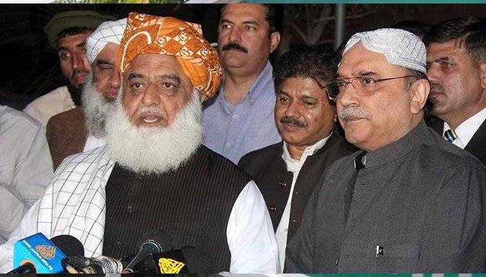 Maulana Fazl ‘tried’ to convince Zardari to delay PPP march