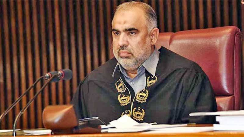 Government forwards proposal on NA session to Speaker Asad Qaiser