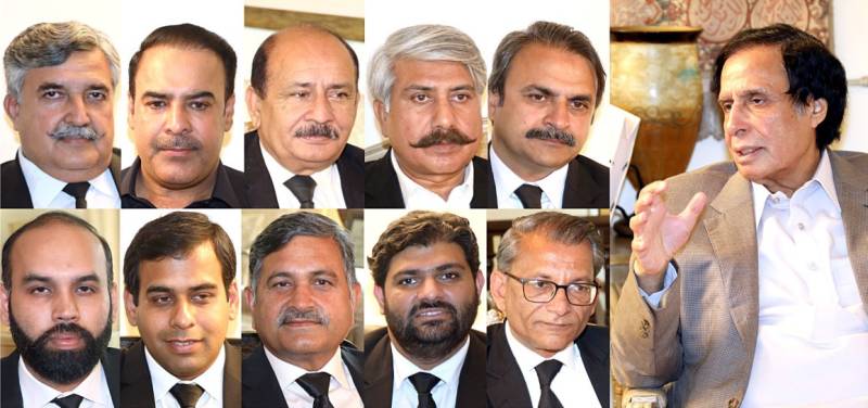 Newly-elected LHC Bar Association members call on Parvez Elahi