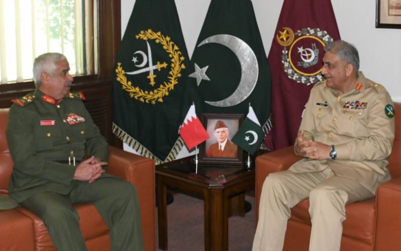 COAS, Bahrain commander vow to boost cooperation for regional peace