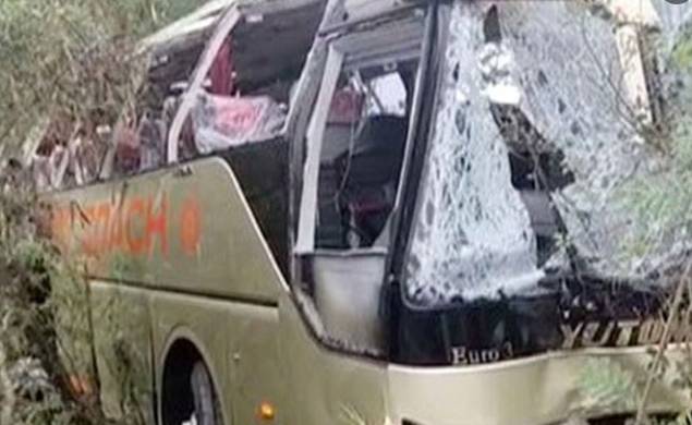 Three of family die in Swabi head-on collision