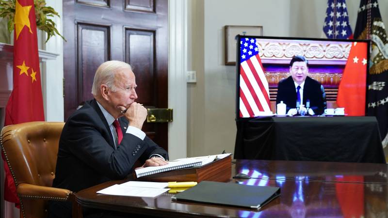 Biden, Xi talk on US push to get China lined up against Russia