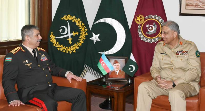 Azerbaijan’s Defence Minister, Kyrgyzstan’s FM call on COAS