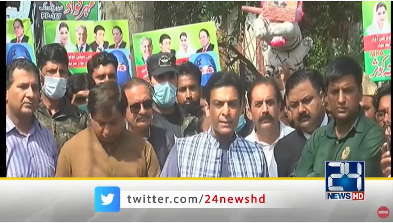 Opposition now will clean-bowl Imran Khan, claims Hamza Shehbaz