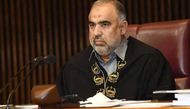 Asad Qaiser vows to run assembly proceeding as per Article 95