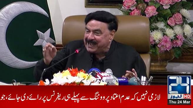 Elections may take place earlier, says Sheikh Rashid
