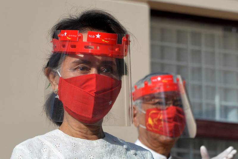 Detained former Myanmar leader Aung San Suu Kyi