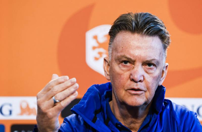 Netherlands coach Louis van Gaal. AFP