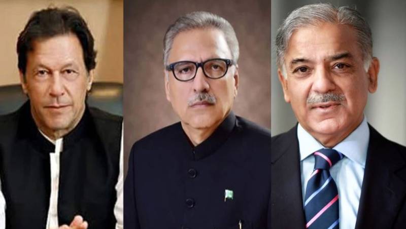 President writes letter to Imran, Shehbaz for interim PM appointment