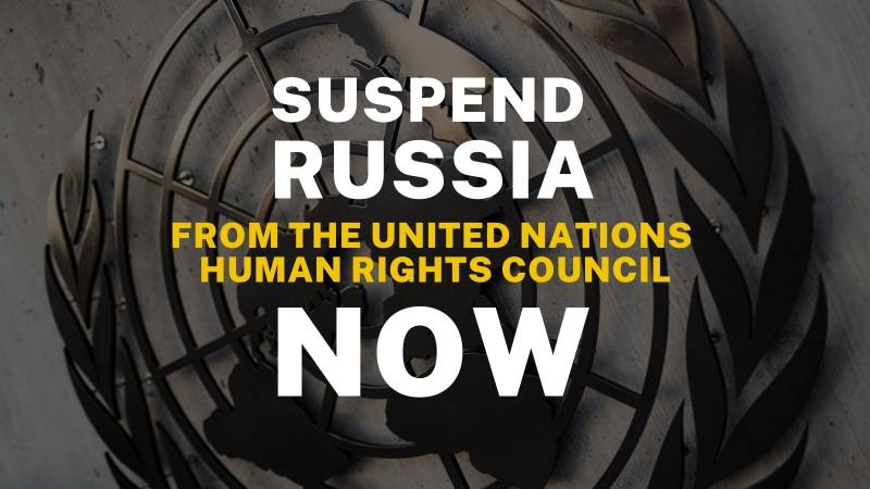 UN General Assembly suspends Russia from Human Rights Council