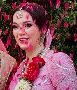 Ukrainian bride who fled war for love of her life