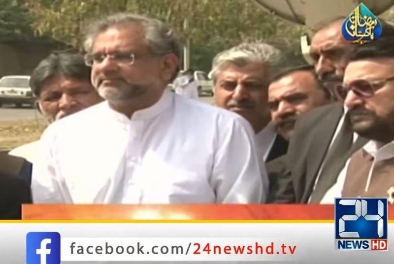 Either country can run or NAB: Khaqan Abbasi