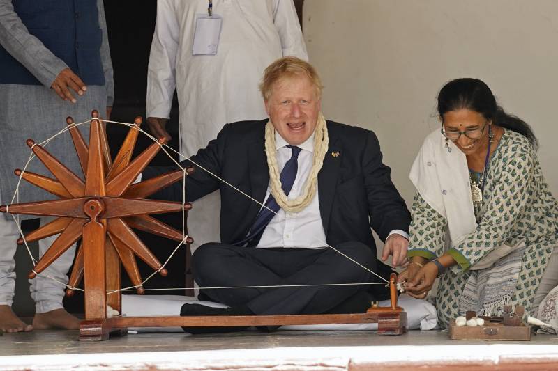 UK's PM arrives in India for hard sell on anti-Russia action