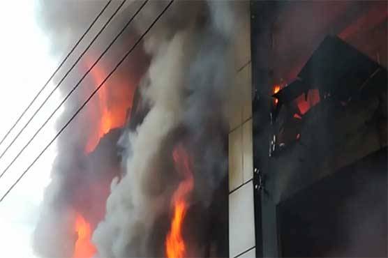 Fire erupts in Gujranwala factory