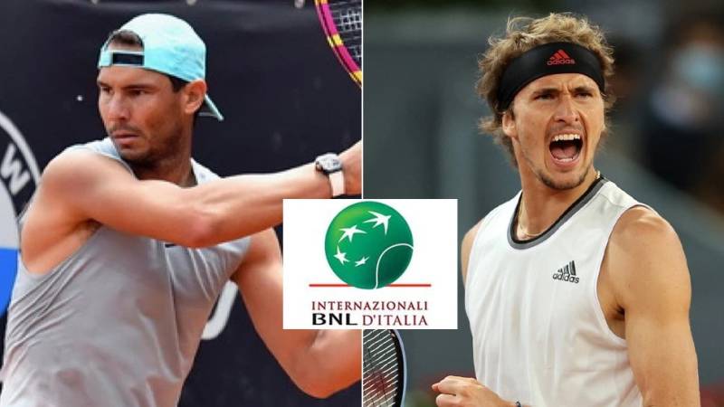 Nadal eases past Isner into Rome last 16