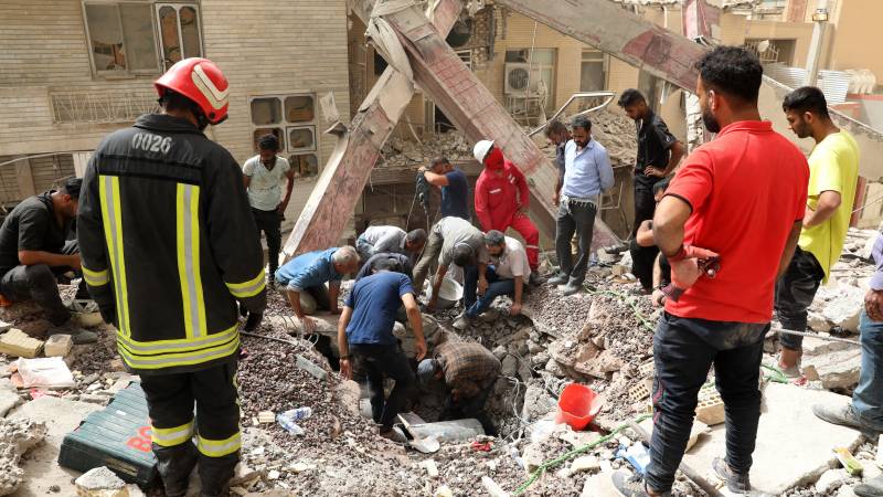 Death toll from Iran tower block collapse rises to 10