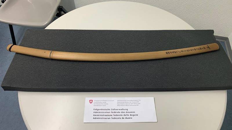 Nearly 700-year-old samurai sword smuggled into Switzerland