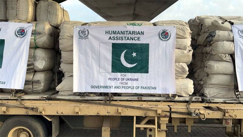 Pakistan dispatches more humanitarian aid to war-hit Ukraine