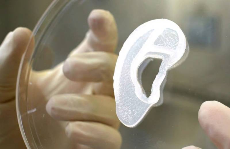 Surgeons transplant 3D ear made of living cells