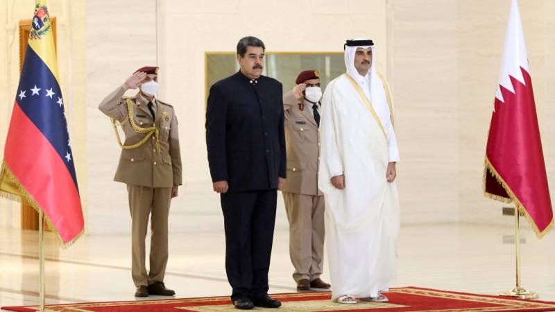 Venezuela president talks cooperation with Qatar emir