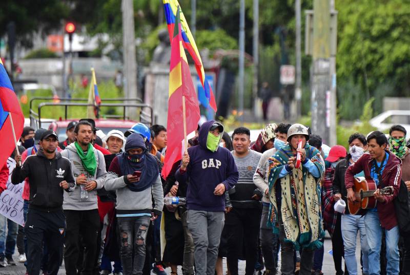 Ecuador warns protests could force halt to oil production