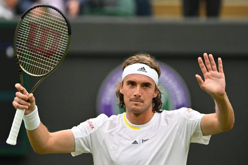 Tsitsipas takes on Kyrgios in Wimbledon blockbuster