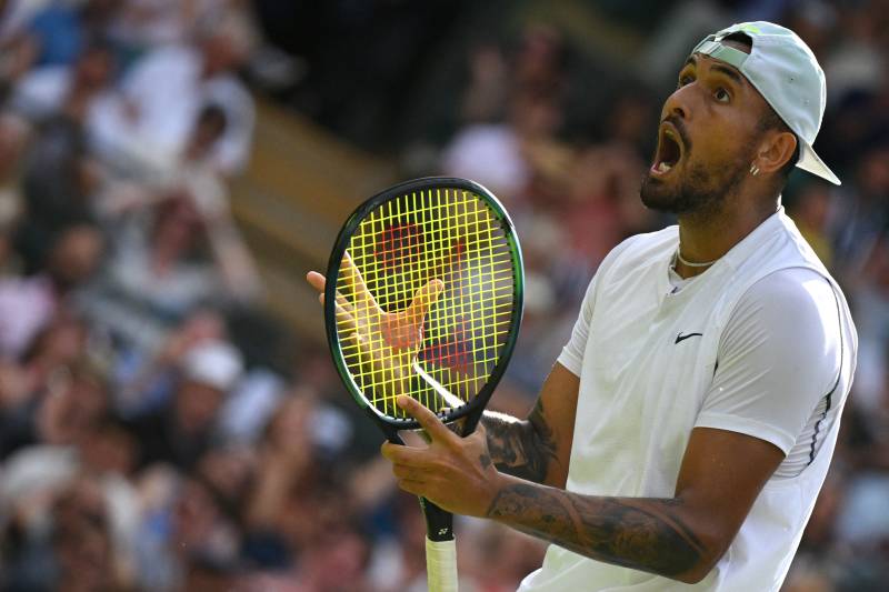 Kyrgios races into Wimbledon semi-finals