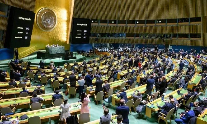 At UN, dozens of nations call on Russia to end war in Ukraine