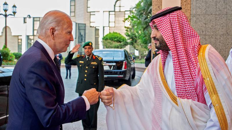 Biden lands in Saudi, country he vowed to make 'pariah'