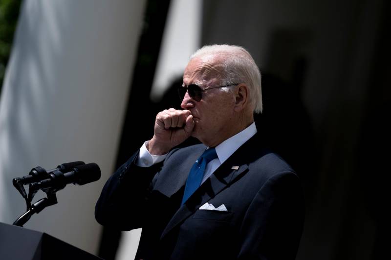 White House says Biden's Covid cough returns