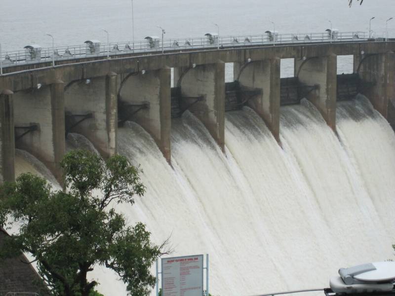 Spillways of Rawal Dam open after rise in water level