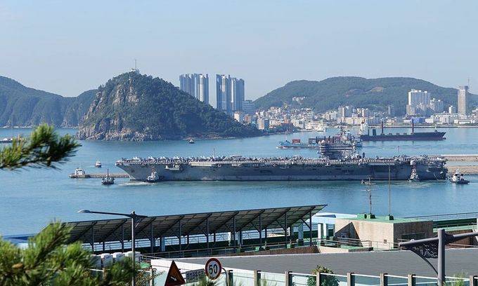 US, South Korea begin naval drills after North's missile test