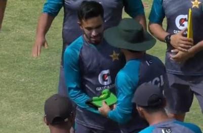 Pak-Eng Series: WC Rizwan gives T20I cap to Haris on his debut 