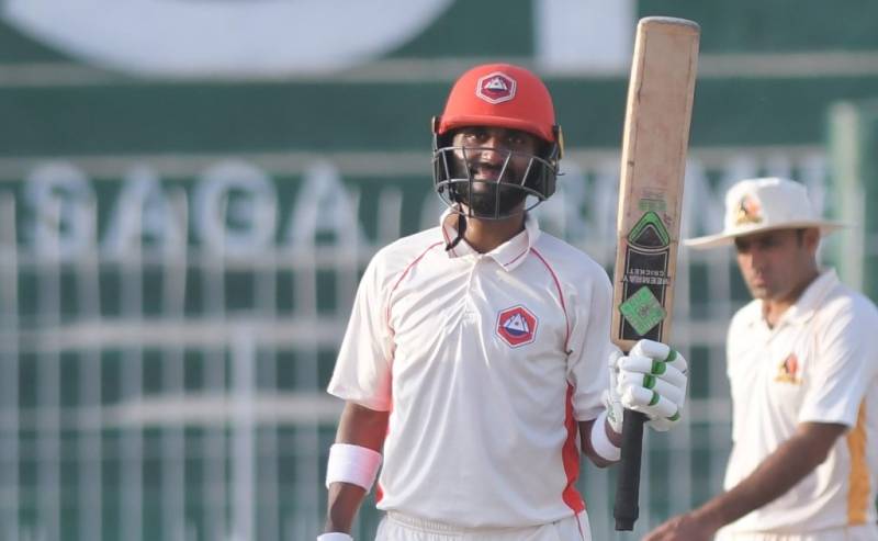 aizan Riaz stroked his 14th first-class century