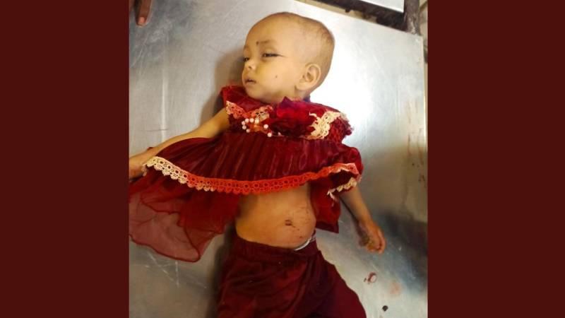 Infant killed in crossfire during police encounter